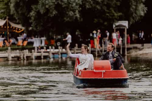 Hochzeitslocation Ammersee Südsee Diessen Tretbootfahren