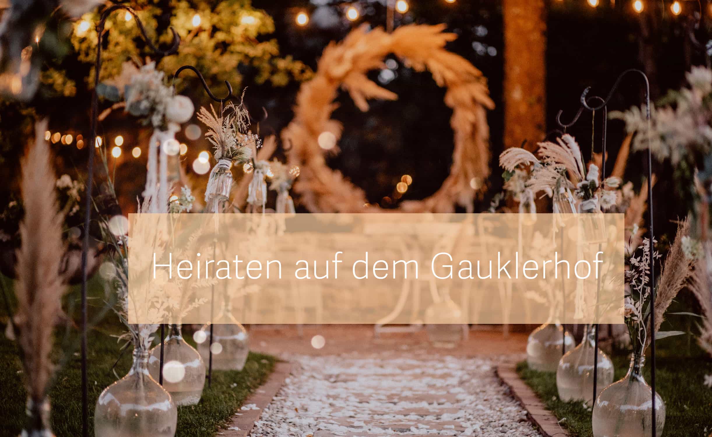 Gauklerhof Allgäu Hochzeit - Heiraten auf dem Gauklerhof